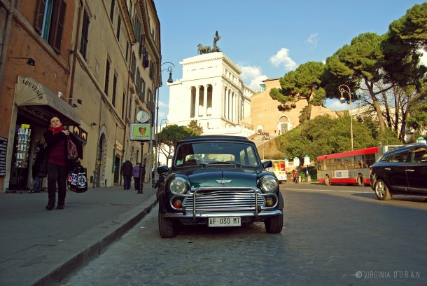Virginia Duran Blog- Rome-Old-Mini-Cooper