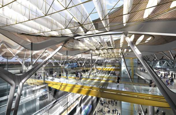 Virginia Duran Blog- Richard Rogers + Estudio Lamela- Madrid Airport- Render