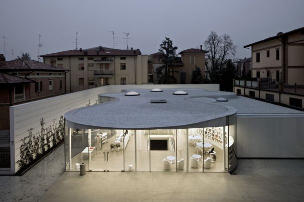 Virginia Duran Blog- Amazing Libraries-maranello-library-andrea-maffei-architects Exterior