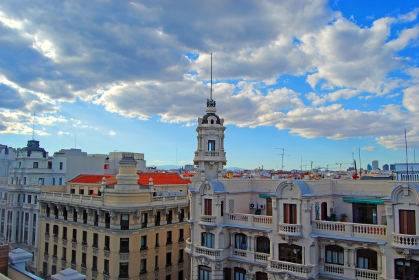 Virginia Duran Blog- Best Rooftops of Madrid- Hotel de las Letras Skyline