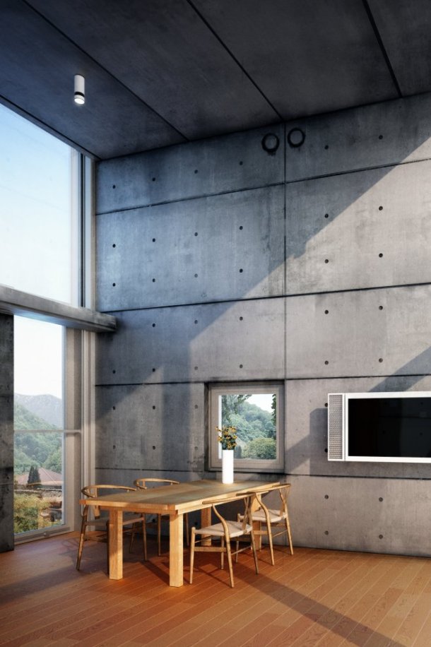 Virginia Duran Blog- Naked Architecture- 4x4 House Tadao Ando Interior