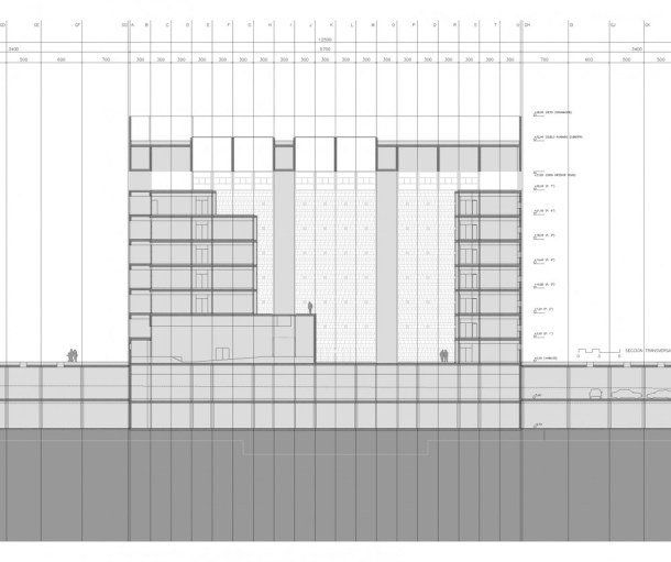 Virginia Duran Blog- Naked Architecture- Caja Granada by Alberto Campo BAeza Section