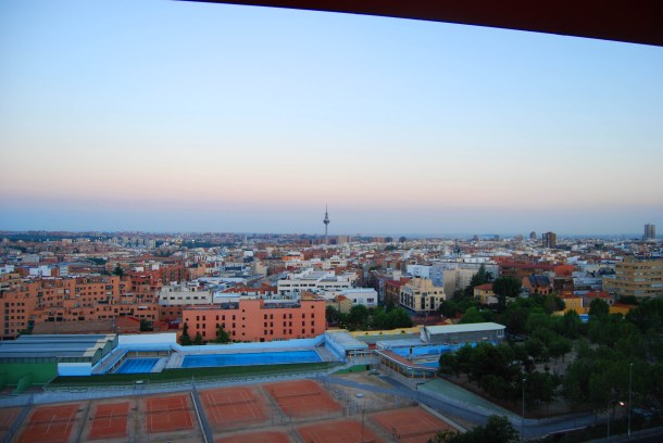 Virginia Duran Blog- Best Rooftops of Madrid- Hotel Silken Puerta de America Views