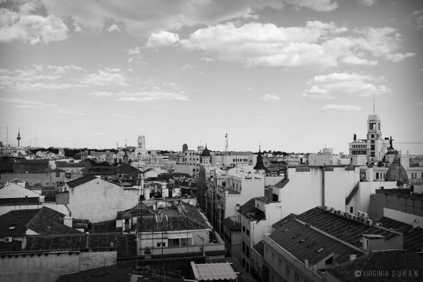 Virginia Duran Blog- Skyline Views Madrid -Black and White -3