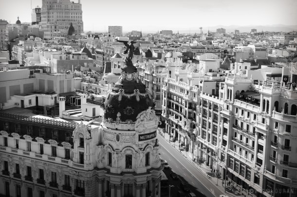 Virginia Duran Blog- Skyline Views Madrid -Black and White -5