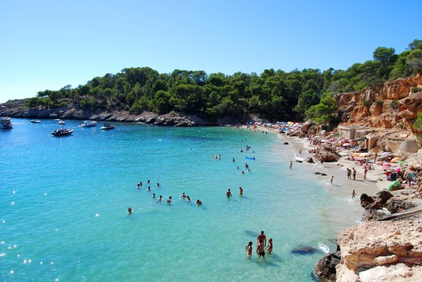Virginia Duran Blog- The Best 15 Panoramas of Ibiza- Cala Salada Beach