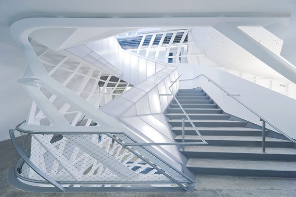 Virginia Duran Blog- Architecture and Education - Cooper Union by Morphosis Stair 2