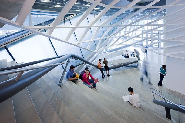 Virginia Duran Blog- Architecture and Education - Cooper Union by Morphosis Stair
