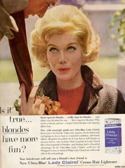 Virginia Duran Blog- Beautiful Print Ads from the Mad Men Period- Clairol (1961)