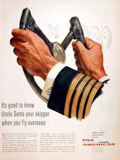 Virginia Duran Blog- Beautiful Print Ads from the Mad Men Period- Pan Am Airlines (1957)