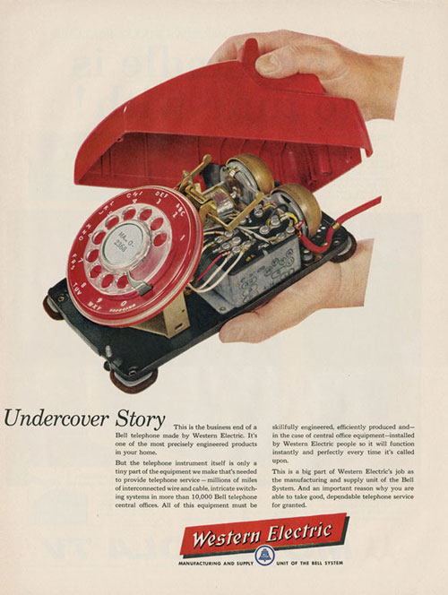 Virginia Duran Blog- Beautiful Print Ads from the Mad Men Period- Western Electric