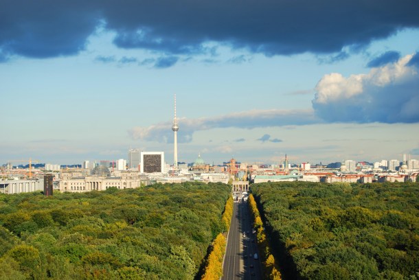 Virginia Duran Blog - Top Rooftops of Berlin - Berlin Victory Column by Heinrich Strack views of Brandenburger Tor