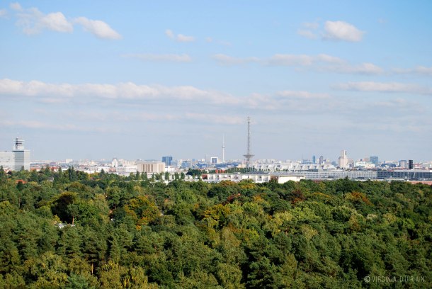 Virginia Duran Blog - Top Rooftops of Berlin - Teufelsberg Abhörstation Skyline