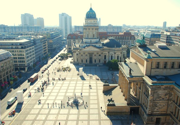 Virginia Duran Blog - Top Rooftops of Berlin - Views of Deutcher Dom from Französischer Dom by Carl von Gontard