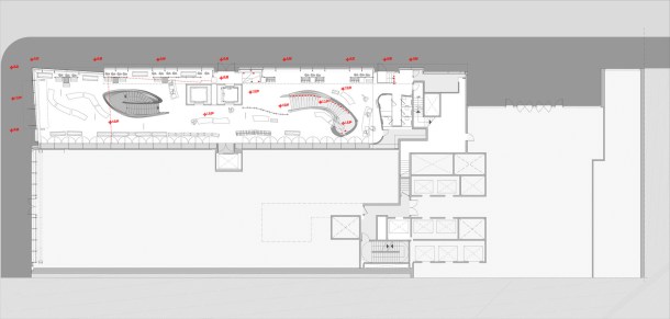 Virginia Duran Blog- 20 Amazing Fashion Stores Designed by Famous Architects- Armani by FUKSAS Plan