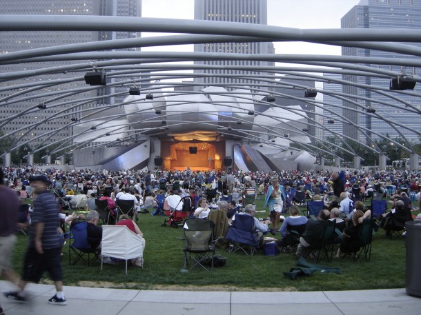 Virginia Duran Blog- Chicago Best Buildings for Architects - Jay Pritzker Pavilion by Frank Gehry