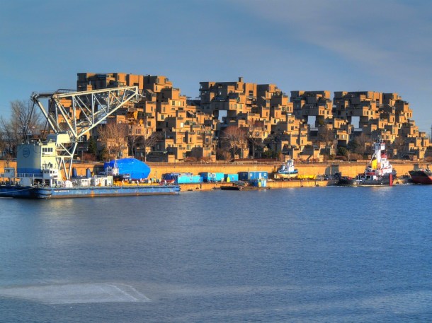 Virginia Duran Blog- Photography 10 Great Buildings Under Construction- Moshde Safdie Habitat 67 exterior