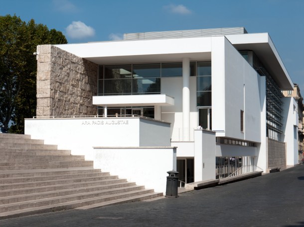 Virginia Duran Blog- The 8 Newest Buildings of Rome- Ara Pacis Museum by Richard Meier (2005) Exterior