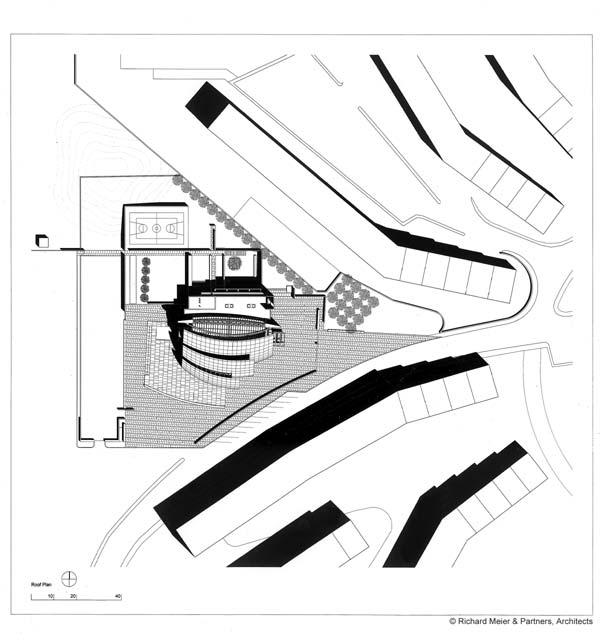 Virginia Duran Blog- The 8 Newest Buildings of Rome- Parrocchia Dio Padre Misericordioso by Richard Meier Floor Plan
