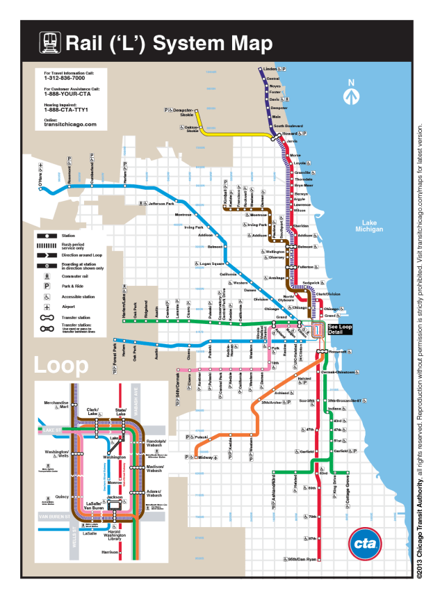 Virginia Duran Blog- Infographics- Subway Map- Chicago-