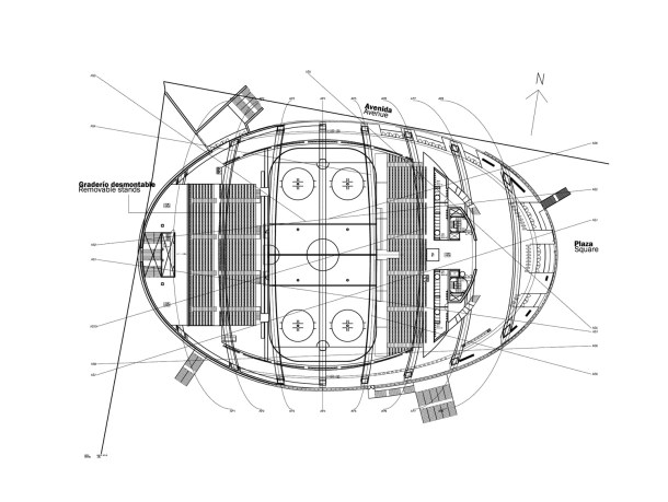 Virginia Duran Blog- Spanish Architecture- Huesca- City of Jaca Hockey Arena by Coll-Barreu Arquitectos- Floor Plan