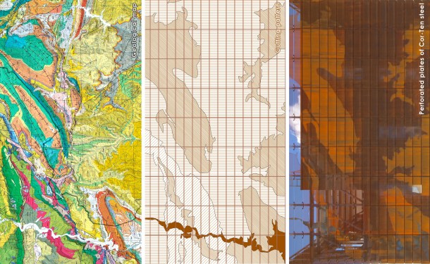 Virginia Duran Blog- Spanish Architecture- Lérida- IGC Tremp by Oikosvia Arqutiectura- Diagram façade