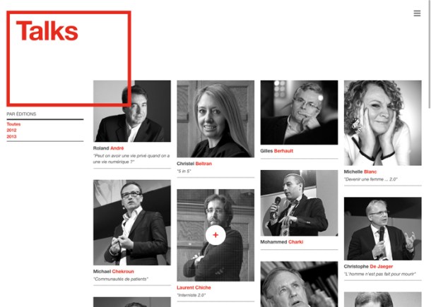 Virginia Duran Blog- Beautiful and minimalistic Websites-TEDxMontpellier