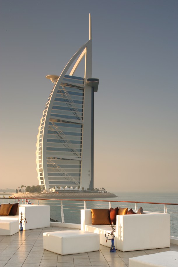 Virginia Duran Blog- 10 Sites To Take The Best Skyline Pictures in Dubai- Burj Al Arab from 360 Rooftop