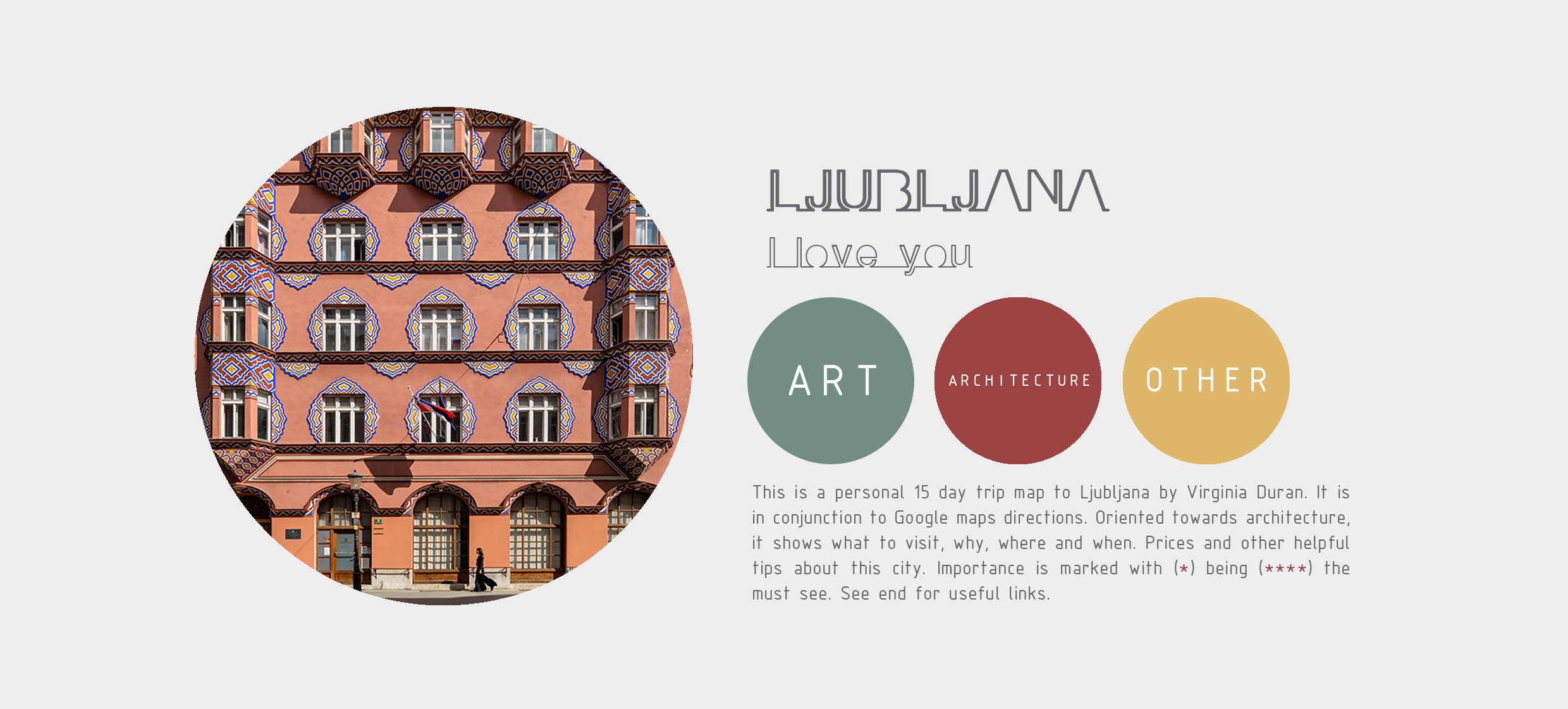 Ljubljana Architecture Guide by Virginia Duran